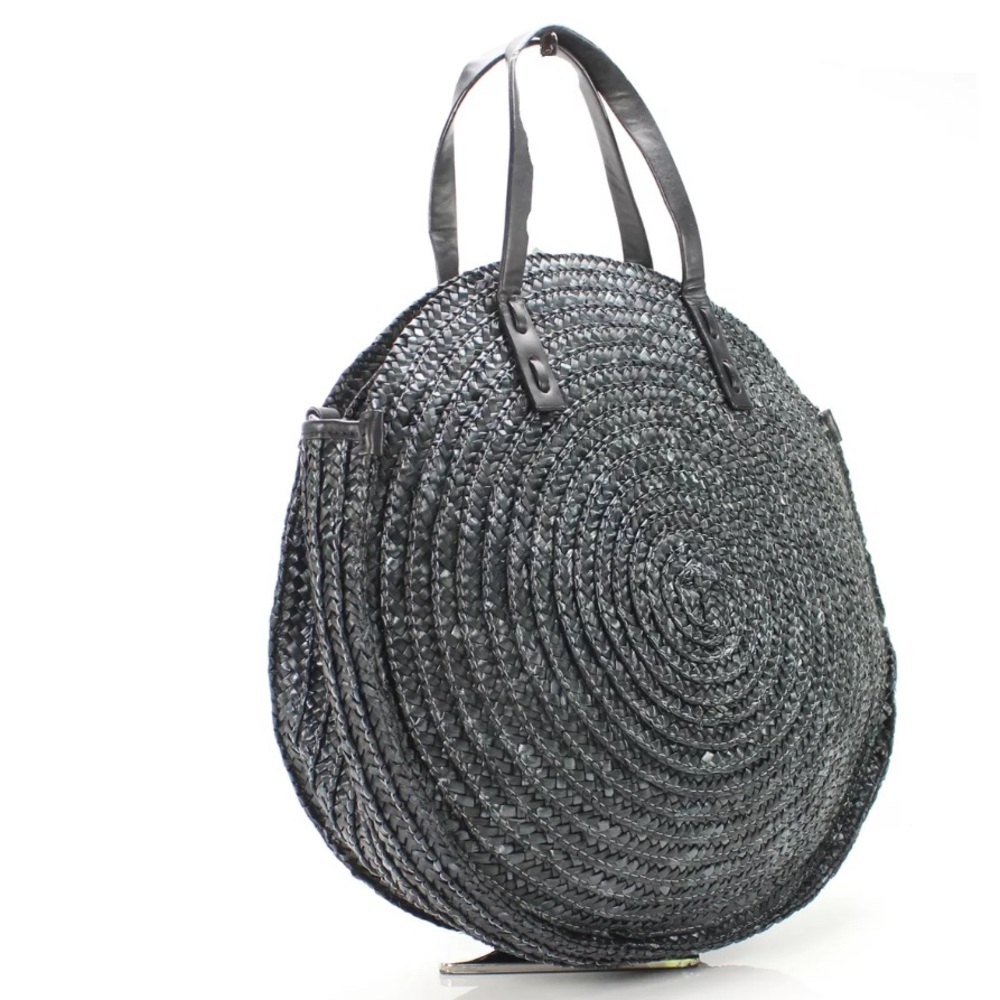 Rebecca Minkoff Circle Tote Straw Large - Picture 3 of 5